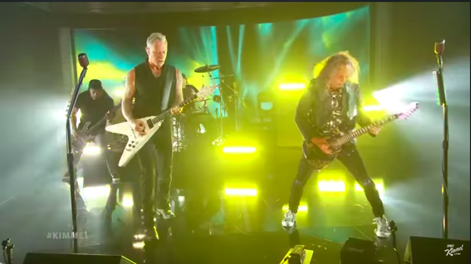 Watch Metallica kick off a four-day residency on Jimmy Kimmel Live