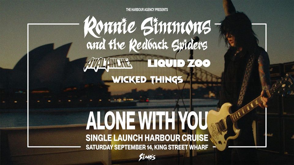 Gig Review: Ronnie Simmons and the Redback Spiders + Avalanche + Liquid Zoo + Wicked Things on Sydney Harbour